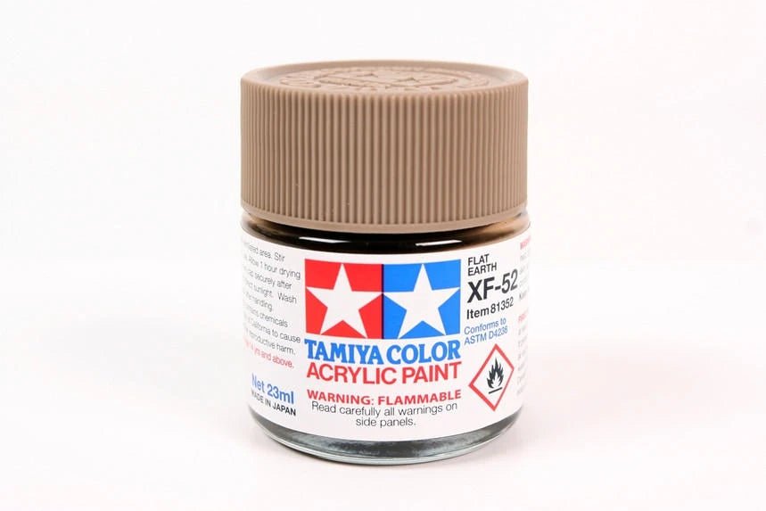 Tamiya XF-52 Flat Earth 23ml Acrylic Paint - Battle Born Hobby