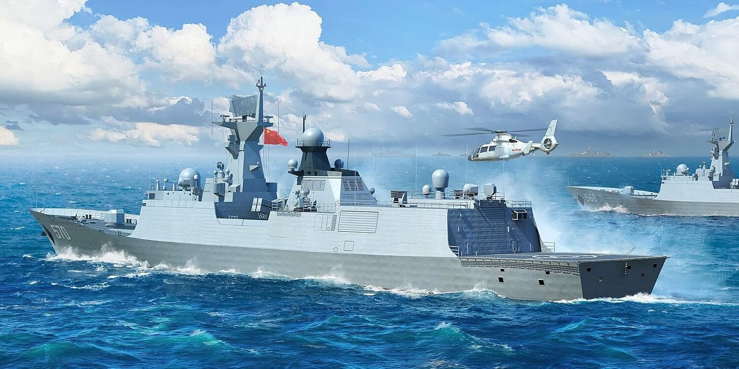 Trumpeter PLA Navy Type 054A Frigate - Battle Born Hobby