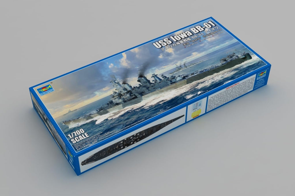 Trumpeter USS Iowa BB-61 Battleship 1945 1/700 - Battle Born Hobby