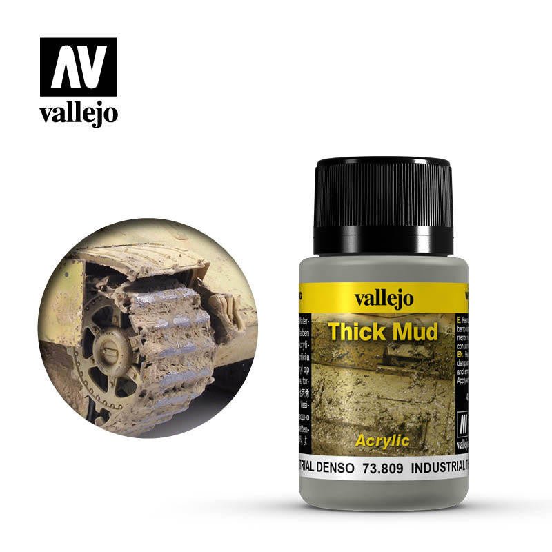 Vallejo 40ml Industrial Thick Mud Weathering Effect - Battle Born Hobby