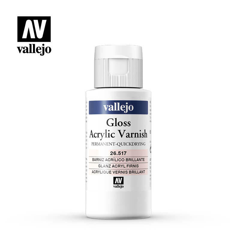 Vallejo Acrylic Gloss Varnish 60ml Protective Finish - Battle Born Hobby