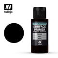 Vallejo Black Surface Primer 60ml Acrylic Polyurethane Primer - Battle Born Hobby