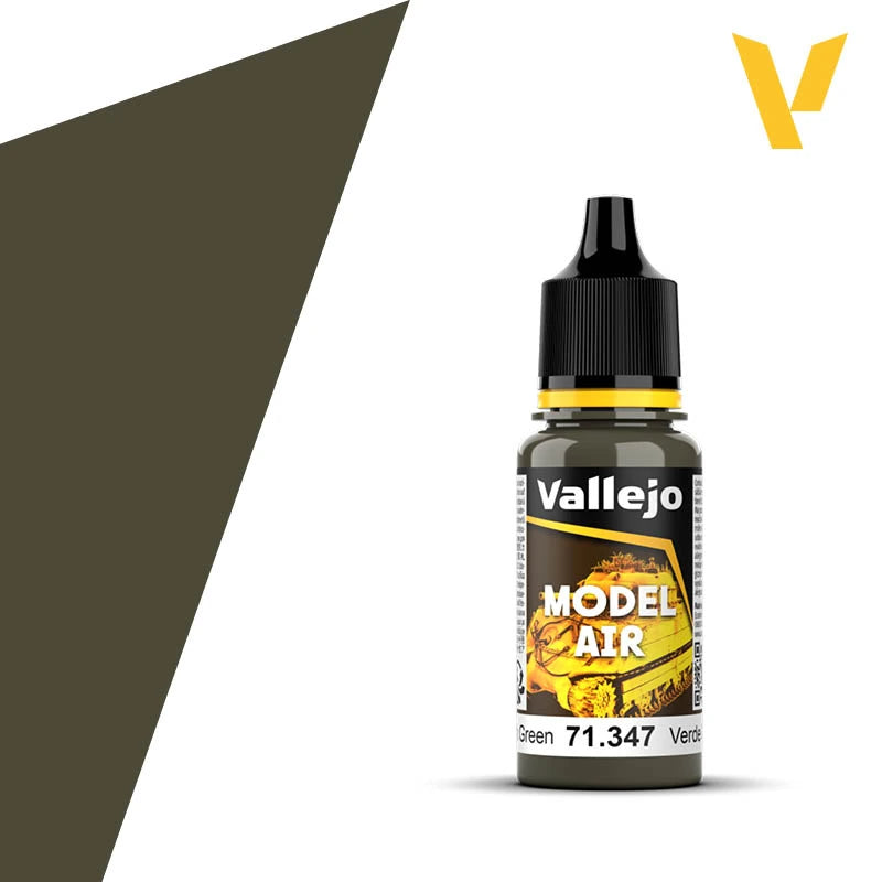 Vallejo Model Air 71.347 Russian AF Dark Green acrylic airbrush paint
