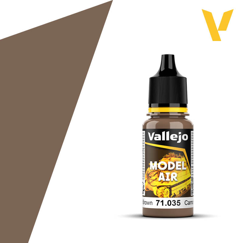 Vallejo Model Air Camouflage Pale Brown RAL8025 17ml – 71035 - Battle Born Hobby