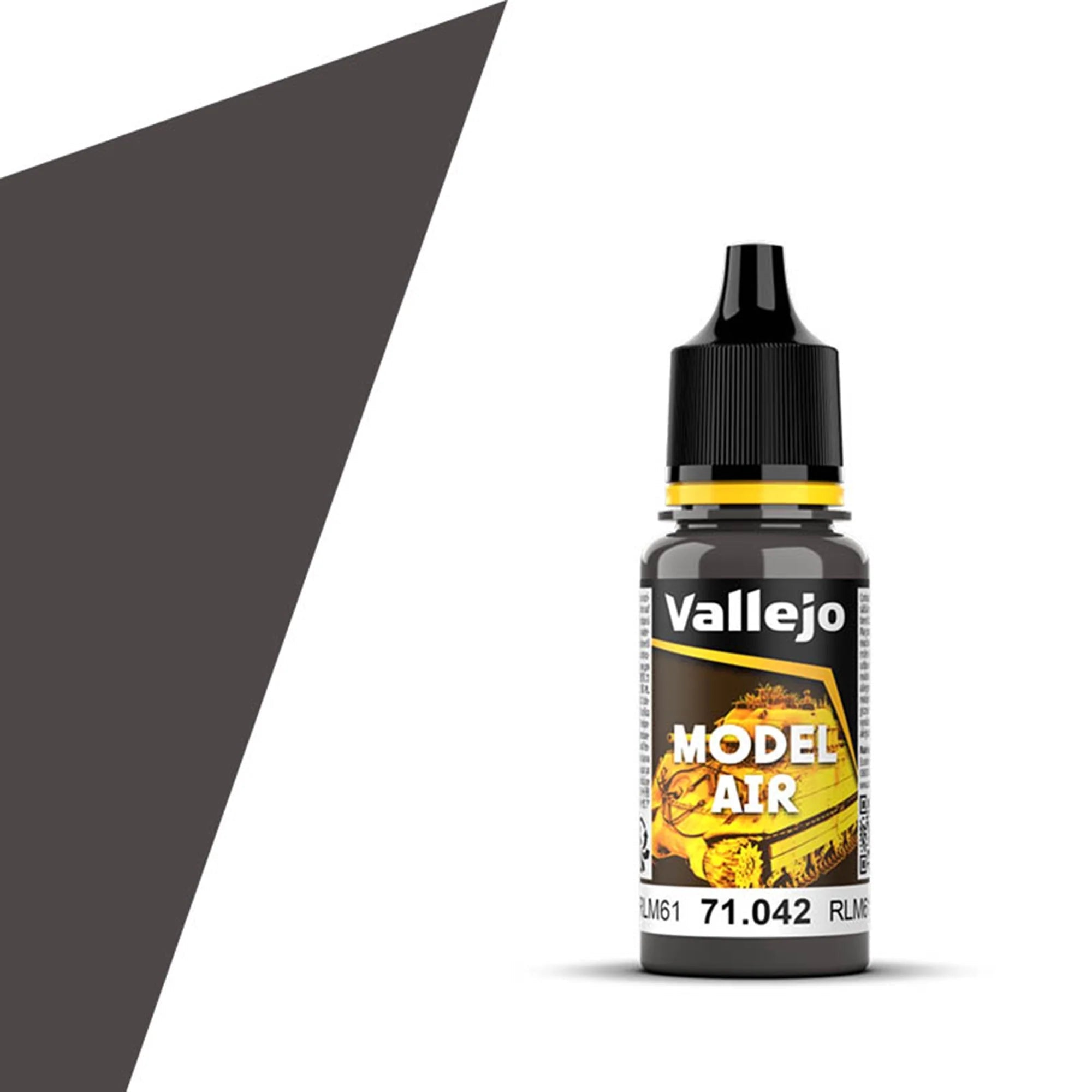 Vallejo Model Air Dark Brown RLM61 71.042 17ml Acrylic Paint - Battle Born Hobby