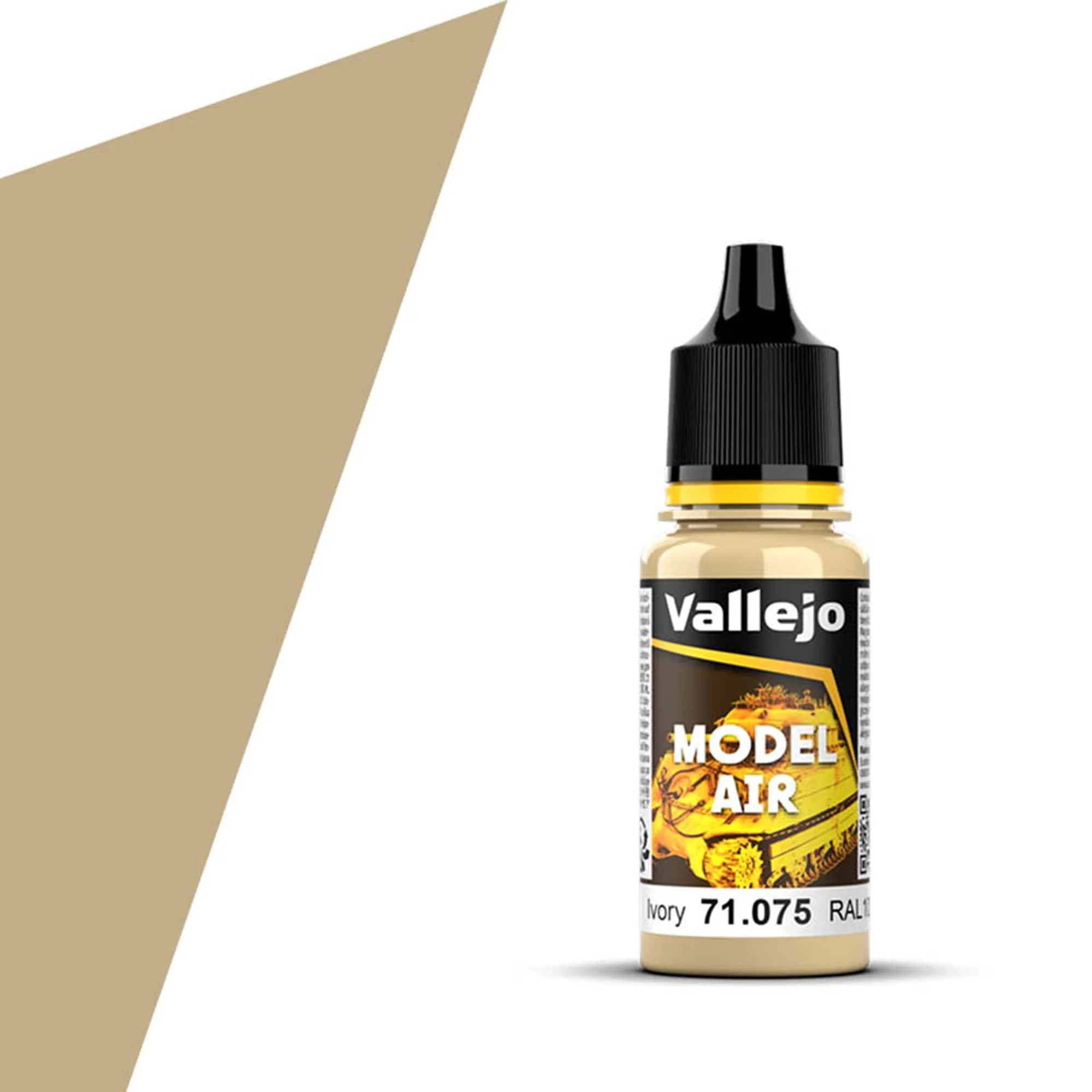 Vallejo Model Air Ivory FS33531 71.075 17ml Acrylic Paint - Battle Born Hobby