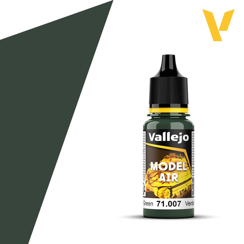 Vallejo Model Air Olive Green 17ml Acrylic Airbrush Paint - Battle Born Hobby