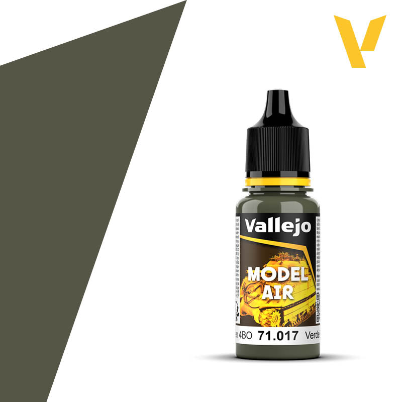 Vallejo Model Air Russian Green 4BO 17ml Acrylic Airbrush Paint - Battle Born Hobby