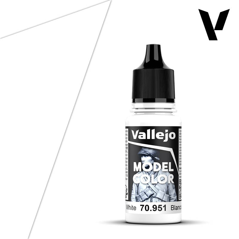 Vallejo Model Color Blanco White FS27425 70951 17ml acrylic model paint.