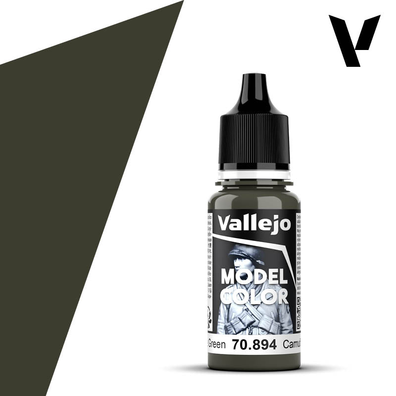 Vallejo Model Color Camouflage Olive Green 70.894 17ml Acrylic Paint - Battle Born Hobby