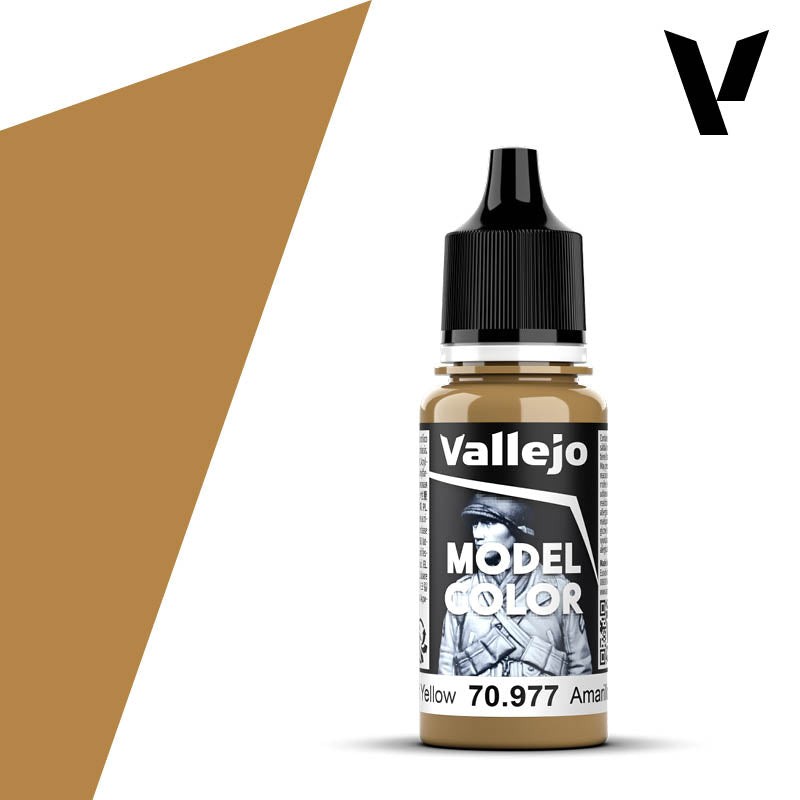 Vallejo Model Color Desert Yellow FS30257 70.977 17ml Acrylic Paint - Battle Born Hobby