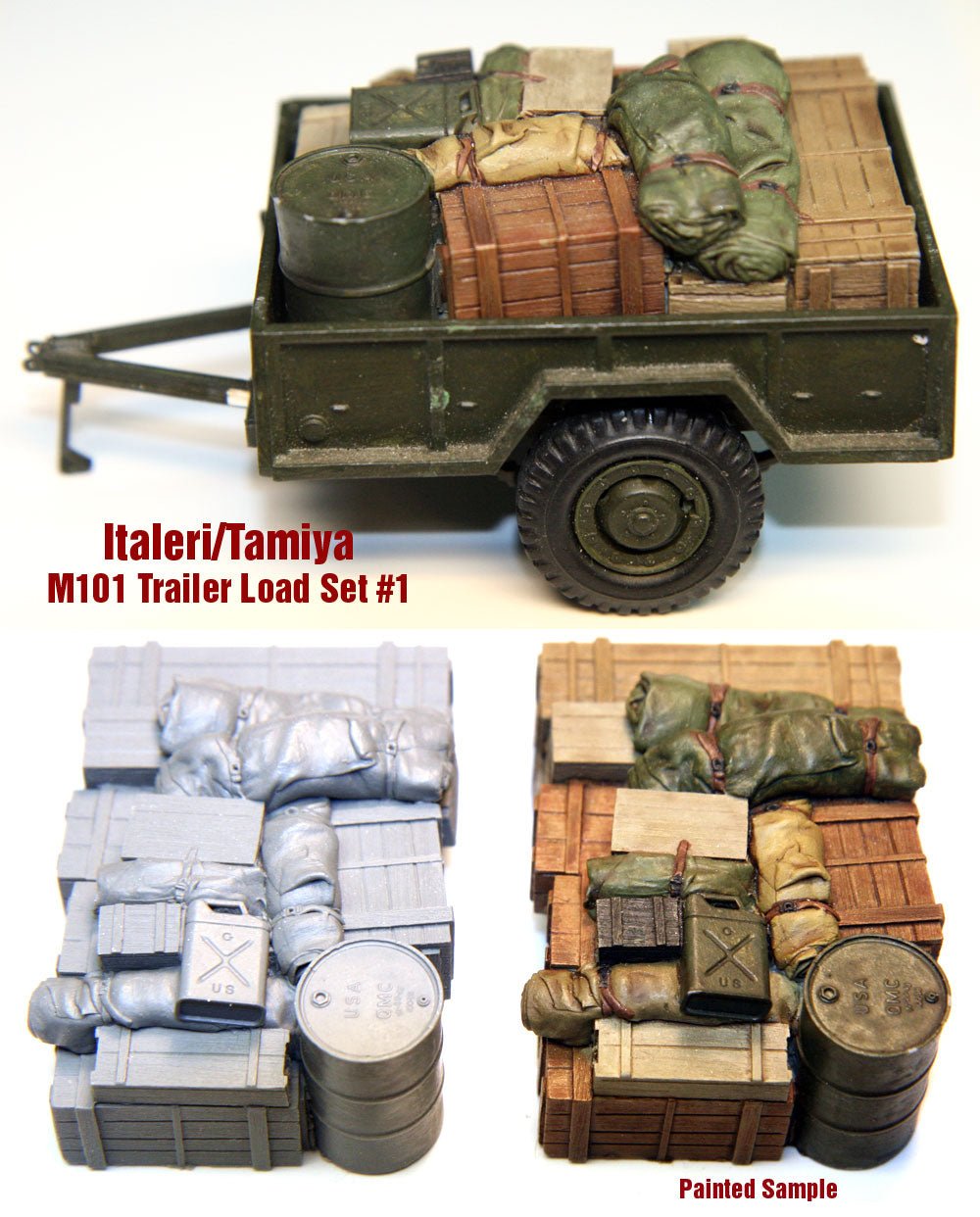 Value Gear 1/35 M101 Trailer Load 1 for Tamiya & Italeri M101 Trailer - Battle Born Hobby
