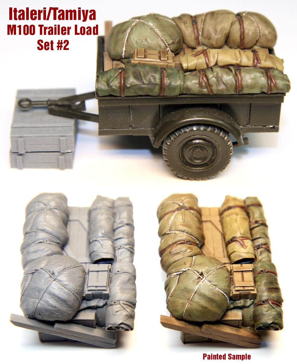 Value Gear 1/35 M101 Trailer Load 4 for Tamiya & Italeri M101 Trailer - Battle Born Hobby