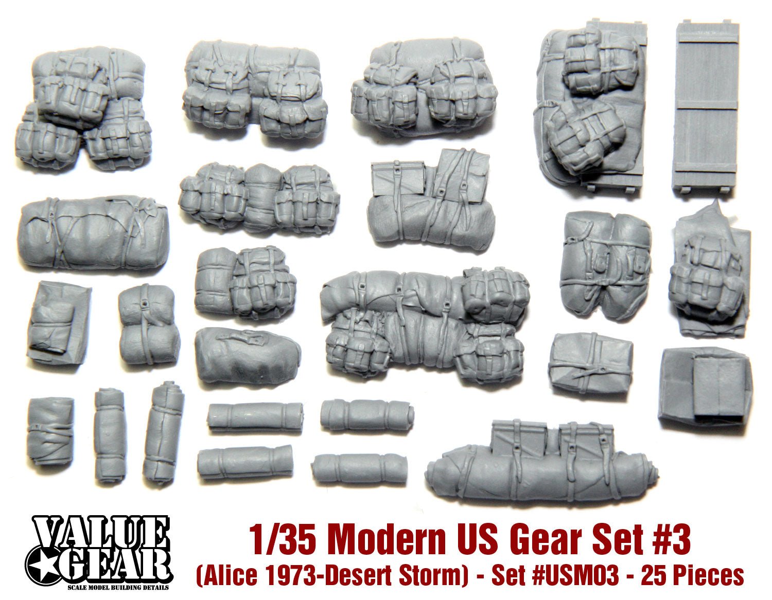 Value Gear 1/35 Modern USA Gear 3 – ALICE Packs (1973–1995) - Battle Born Hobby