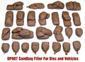 Value Gear 1/35 Sandbag Filler (1, 2 & 3 Clumps of Sandbags) - Battle Born Hobby