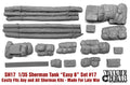 Value Gear 1/35 Sherman Easy Eight Engine Deck Set 17 (12-Piece Stowage Set with Logs) - Battle Born Hobby