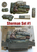 Value Gear 1/35 Sherman Engine Deck & Stowage Set 1 for M4A3 Sherman - Battle Born Hobby