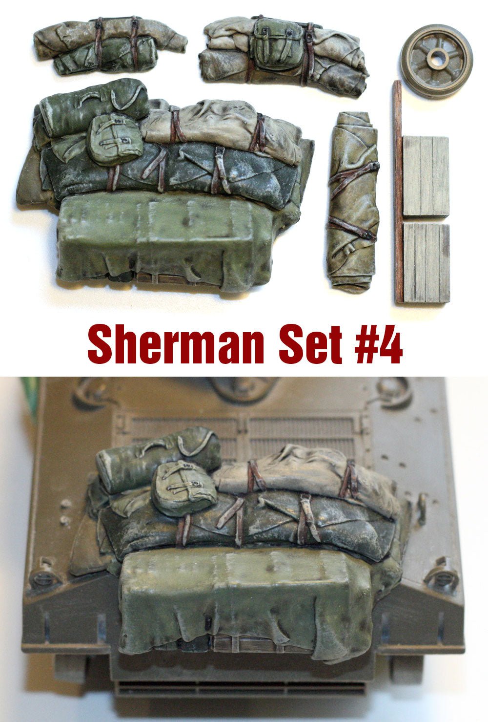 Value Gear 1/35 Sherman Engine Deck & Stowage Set 4 for the M4A3 Sherman - Battle Born Hobby