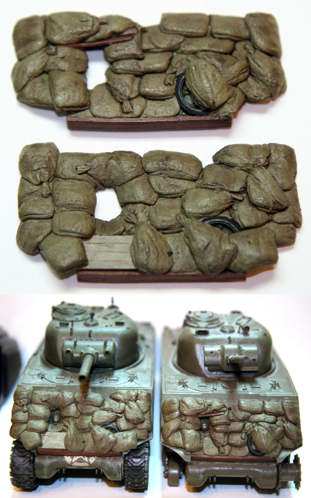 Value Gear 1/35 Sherman M4A3 Sandbag Fronts SB2 (2-Pack) for Tamiya M4A3 Kits - Battle Born Hobby