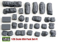 Value Gear 1/35 U.S. Army WWII Packs & Bags Set 1 (25-Piece) - Battle Born Hobby