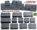 Value Gear 1/35 Wooden Crates Set 7 (12-Piece) - Battle Born Hobby