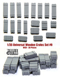 Value Gear 1/35 Wooden Crates Set 9 (20-Piece) - Battle Born Hobby