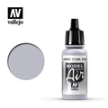 Vallejo Model Air Metallic Steel 17ml Acrylic Airbrush Paint